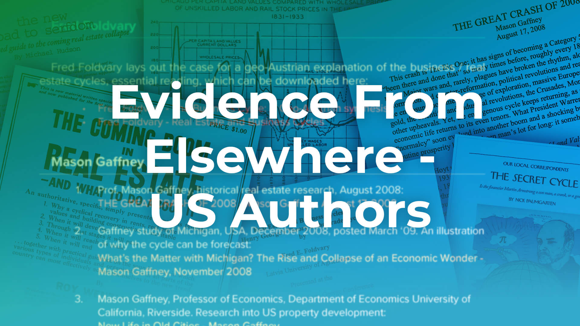 Evidence from Elsewhere – US Authors