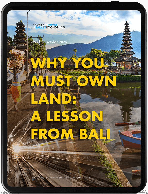 Why You Must Own Land – Bali eBook – Property Sharemarket Economics Tablet Why You Must Own Land - Bali eBook - Property Sharemarket Economics Tablet